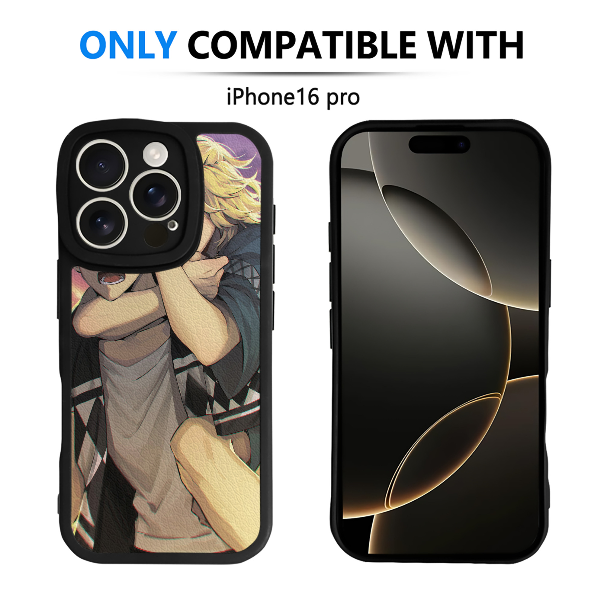 （画像用） 東京リベンジャーズ Tokyo Revengers 【iPhone 16シリーズ対応】シリコンスマホケース（レザー調） 材質：シリコン